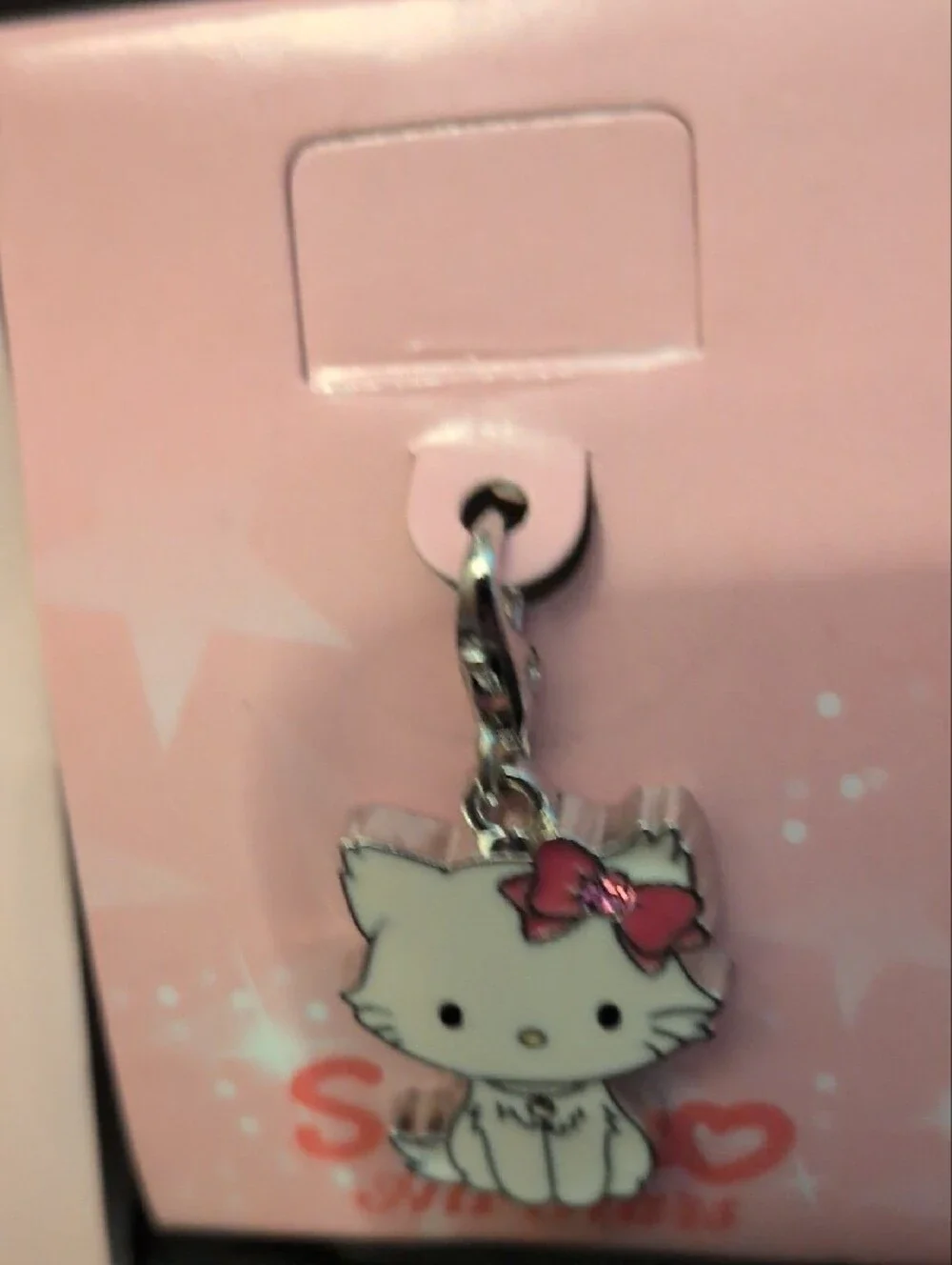Hello Kitty Trio Charm Set — Pink, Red & White Cat Charms-3! - Picture 3 of 5